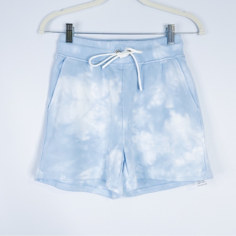 Good American - High Waist Tie Dye Shorts